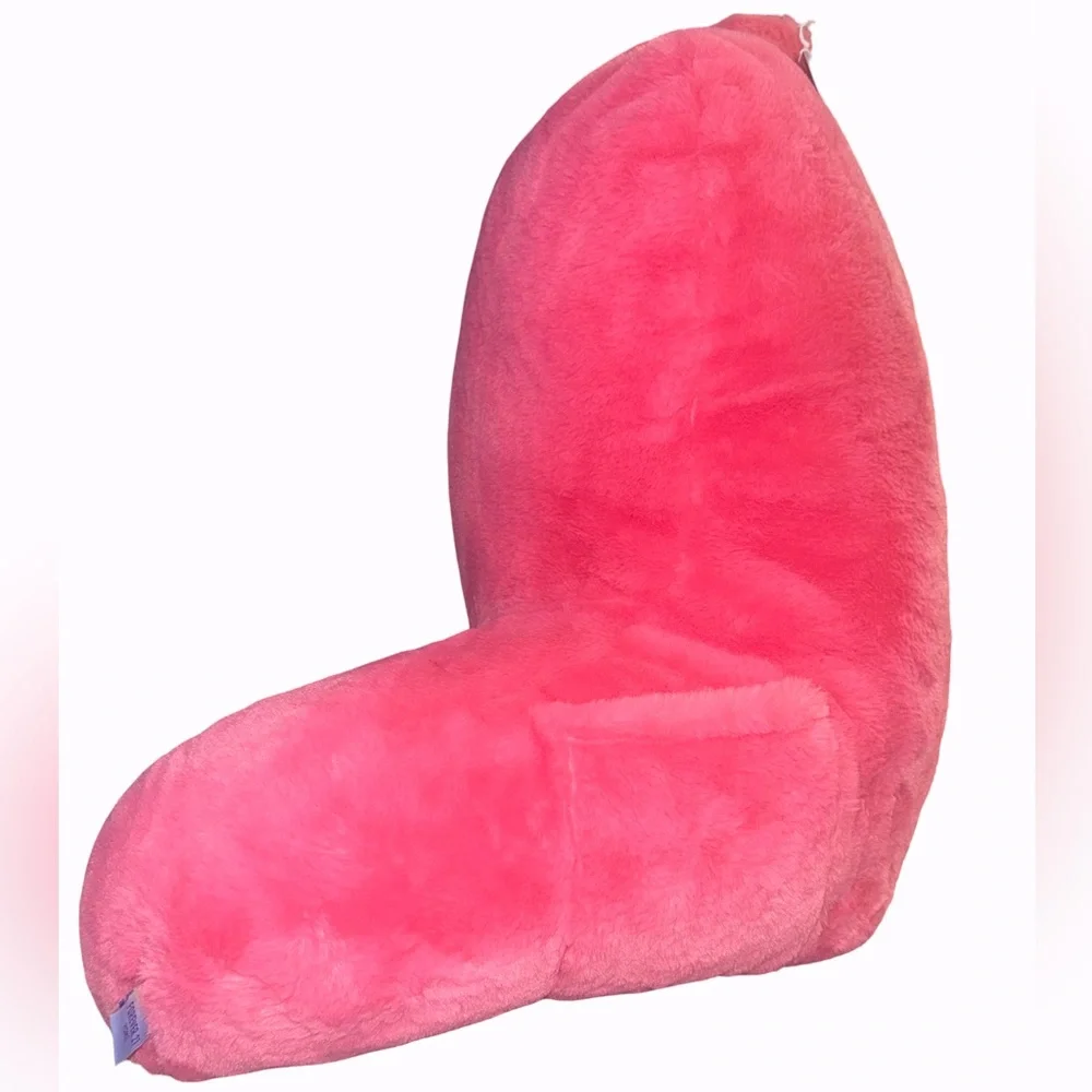 Forever 21 Home Pink Raspberry Faux Fur Backrest 31”x20”x16” Retail $120 NEW NWT